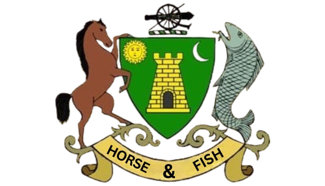 HorseAndFish Emblem Logo